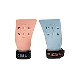 PICSIL Condor Grips, ohne Lochgriffe mit technischem Gewebe, erhöhter Schutz und Komfort, Handgriffe für Crosstraining, Gymnastik, Klimmzüge, Gewichtheben, verhindert Blasen und Risse (Koralle, G)