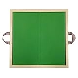 Tragbarer faltbarer Spieltisch für Poker, Mahjong, Brett- und Legespiele