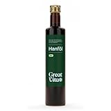 GreatVita Bio Hanföl, 100% rein & kaltgepresst, 500ml Hanfsamenöl hoher Anteil an Omega 3 & 6 Fettsäuren