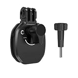 Opatiny Motorrad-Windschutzscheiben-Halterung für Insta360, Aluminiumlegierung, Schwarz