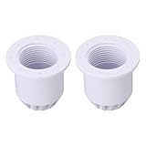 ZephyVita Poolschlauch-Adapter, flexibler PVC-Umwandlungsadapter, oberirdischer Poolheizungsteil für Pool, Spa, 2 Stück