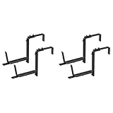 Yoeruers 4 Verstellbare Pflanzkastenhalterungen (6 Bis 12,5) für Blumenkastenhalter, Fensterkästen, Pflanzkübel, Haken, Wand