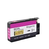 MRHZKE Ersatz für Tintenpatrone für 963xl 963 963, funktioniert mit OfficeJet Pro 9010 9012 9013 9014 9015 9016 9018 9019 9020 9022 9023 9025 Drucker (Magenta)