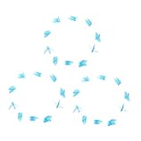 HOOTNEE 3 Saiten Origami Papier-Kraniche Vorgefertigt Hängende Girlanden für Hochzeitsdeko Fotorequisiten Leicht Außenbereich Schmuck