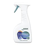 HAKA Kraftreiniger I 500ml I Kalkreiniger-Badreiniger für Bad, Glas, Dusche, WC und Fließen I Materialverträglichkeit getestet und empfohlen von Hansgrohe