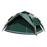 Campingzelt, automatisches Instant Pop up Zelt für 2-3 Personen, doppelschichtiges Wind und wasserdichtes Zelt, Übernachtungszelt geeignet für Wanderungen und Familienreise