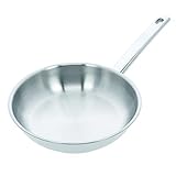 demeyere Classico 3 Hochwertige Bratpfanne fuer Induktion und alle anderen Herdarten, Induktionpfanne aus Edelstahl mit Aluminiumkern, 10 Jahre Qualitaets-Garantie, 28 cm gross