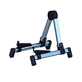 lopituwe Flexibler und breiter Faltbarer elektrischer Monowheel Ständer für Musiker, universeller Klappständer für akustische E Gitarren, Blau