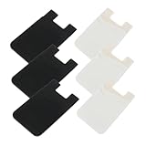 Housoutil 6 Stück Smartphone Kartenhalter Selbstklebendes Handy Wallet für Kreditkarten und Bargeld Leicht Praktischer Handy Zubehör für Alltag