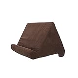 FOMUNI Laptop-Ständer für iPads, Tablets, Kindle, E-Reader, iPhones, Bücher, Zeitschriften, Laptop-Halter, Tablet-Kissen mit Netztasche