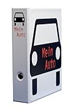 Mein Auto -PVC Motiv Ordner A4 – Stabiler PVC-Ordner mit 2-Ring-Mechanik, Made in Germany, langlebiger Sammelordner für Dokumente und Unterlagen, kein Import