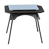 jamgeery Klappcampingtisch, tragbarer Campingtisch | Faltcamping -Grilltisch,Höhenverstellbarer Zeltschreibtisch mit abnehmbaren Beinen, leichtem Picknickschkt