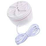 MUCKLILY Mini Faltbare Ultrasonic Waschmaschine Tragbar für Reisen Geschäftsreisen Energiesparend Schonend für Unterwäsche Socken Leichte Kleidung Kompakt aus Robustem Pp material für