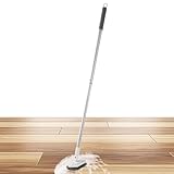 1 Scheuerbürste mit langem Griff, Bodenbürste mit kompatiblem Griff, Scheuerbürste mit harten Borsten, Bodenbürste mit langem Griff, Teleskopbürste, kratzfest