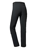 Schöffel Damen Pants Engadin1, strapazierfähige Damen Hose für Wanderungen, wasserabweisende Outdoor Hose mit sportlichem Schnitt, black, 46
