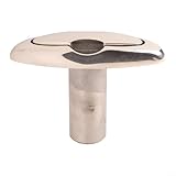 Marine-Grade 316 Edelstahl Up Klampe für Yacht Boot Deck - 89 mm x 31 mm Mini Festmacher Haken mit Hochglanzpolitur Kompaktes Teleskop-Design Kompatibel mit 10,2 cm Linien