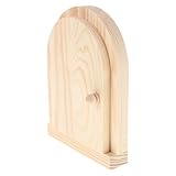 SOLUSTRE Holz Schalterabdeckung Feentür Design Dekorative Steckdosenabdeckung aus Holz Kindersichere Wandverkleidung für Steckdosen und Lichtschalter Einfache Montage Staubschutz Passend