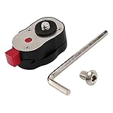 Lanko Schnellwechselplatte für Feldmonitor für LCD-Monitor mit magischem Arm, LED-Kamera, Videokamera mit 1/4--Schraubenloch