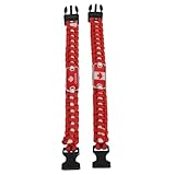 FOMIYES 2 Stück Leichtes Geflochtenes Notfall Armband für Camping Wandern und Outdoor Aktivitäten Hochwertige Siebenkernige Braided Rope Bracelet