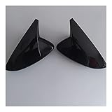 Seitenspiegelkappen Rückspiegelabdeckung Aufkleber Trim Für Mazda 3 2019-2021 Spiegel Modifizierte Hörner Shell Autozubehör Auto Rückspiegelkappe(09)