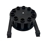 Langhantelaufbewahrung, vertikaler Halter für 10 Stangen – Heim-Fitness-Organizer, kompatibel mit 5,1 cm olympischen Hantelstangen, Curlstangen und Trizepsstangen, platzsparende Lösung