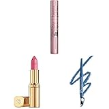 Bundle of Maybelline New York Lash Sensational Sky High Mascara, Very Black + L'Oréal Paris Color Riche Satin, Nr. 268 Garnet Rose + NYX Professional Makeup, Epic Smoke Liner, Navy Heat (Blau)