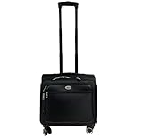 Gustav Voss Pilotenkoffer Zante mit Rollen Handgepäckkoffer Rollkoffer 360° Leichtlauf-Doppelrollen Räder Zahlenschloss Verstellbarer Aluminium-Teleskopgriff