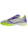 adidas Unisex Kinder F50 League Turf Football Boots Kids Fußballschuhe, Purple Rush/Cloud White/Lucid Lemon