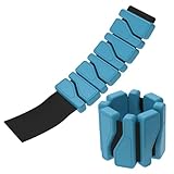 Duroecsain Knöchelgewicht, Handgelenkgewicht, 2x Gewichtsarmband für Frauen, verstellbare Pilates-Ausrüstung, Übungsarmband, Silikonarmband für Krafttraining