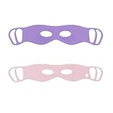 Ciieeo Silikon Augenmassagegerät Wiederverwendbar mit Akupressurpunkte Waschbare Doppelseitige Augenmaske für Augenpflege und Augenermüdung Ergonomisch für Männer und Frauen Haushalts