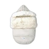 7AM Enfant Universal-Fußsack – wasserabweisende Wintertasche mit Wimpelkette für Kinderwagen und Autositze, weiches Micro-Fleece und Plüschfutter für Babys, Jungen und Mädchen | TundraPOD