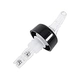 Headerbs Kunststoff-Flaschenausgießer, 50 Ml, Likörspender mit Genau Dosiertem Ausgießer für Zuhause, Bars, Clubs, Saft, Sirupe und Öle (WHITE)