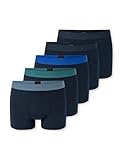 Schiesser Herren 5 Pack Boxershorts Bio Baumwolle Multipack - 95/5 Organic