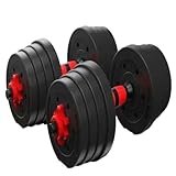 Hantelset Mit Gewichten Hantel-Herren-Fitnessgeräte, Heimfitness-Kombination, verstellbares Gewicht, Paar gummierte Hanteln Hantelset(80kg)