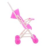 FUNNETOYU Kinderwagenspielzeug für Puppen Kompakter Puppenwagen mit Feiner Handwerkskunst für Rollenspiele und Puppenhäuser Leicht Einfach zu Verstauen Dekoration