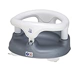 Rotho Babydesign Badewannensitz grau - Rutschfeste und hoher Sitzkomfort mit Kindersicherung - Sitzhilfe - Badesitz