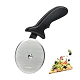 Westmark Profi-Pizzaschneider/XXL-Pizzaroller, Klingenmaß: ø 10 cm, Länge: 23 cm, Rostfreier Edelstahl/Kunststoff, Master Line, Schwarz/Silber, 13282270