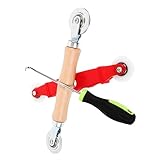 Holibanna 1 Satz Bildschirm Ersatzwerkzeug Rollrollen Fenster Bildschirm Rollwerkzeug Haken Bildschirm Werkzeugrolle Professionelles Bildschirm Spline Rollwerkzeug Druckradgriffmaterial