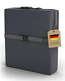 Kiddilift Das Original | Kinder Sitzerhöhung Stuhl mit 10 cm Polsterung | Hochwertige Stuhlerhöhung rutschfest & abwischbar | Verstellbare Gurte – flexibel einsetzbar Esstisch & Reisen | inkl. E-Book