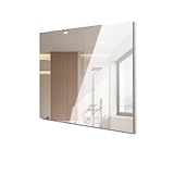 Hocosyme Infrarotheizung Spiegel 360W,Infrarot Spiegelheizung Bad mit Fernbedienung 800x60 cm，Elektroheizung mit Überhitzungsschutz - TÜV 1-11