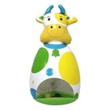 Schaukelspielzeug | Vibrationsspielzeug Tiere 3D – aufblasbare Kuh interaktives Spiel für Kinder für Büro Reise Schlafzimmer Geburtstag und Mädchen