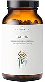 Naturkur® Taurin 1000 mg - 270 Kapseln im Apothekerglas - Vegan, ohne Zusatzstoffe, in Handarbeit hergestellt in Unterfranken