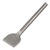 SDS MAX Entkalkungsmeißel 75 x 250 mm, Elektrohammer, breiter gebogener Fliesenmeißel for Entfernen von Wand- und Betonfliesen, Mauerwerksbohrer, Schaufel