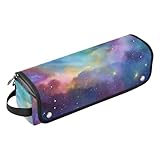 Foiosoh Haarwerkzeug-Reisetasche für Frauen mit herausnehmbarer hitzebeständiger Matte, abnehmbarer Haarstyling-Zubehör-Organizer für Glätteisen, Lockenstab, Haartrockner, lebendige kosmische