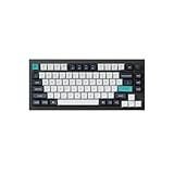 Keychron Q1 Max QMK/VIA Kabellose Mechanische Tastatur, Vollmetall, Programmierbarer Knopf, 2.4 GHz/Bluetooth/Kabelgebundene Tastatur mit Hot-Swappable, Carbon Black, Gateron Jupiter Red