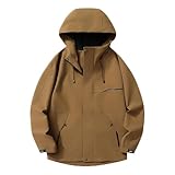 Generisch Warme Regenjacke Damen Jacke Herbst Waterproof Dünne Sport Regen Wind Outdoorjacke Damen Wasserdicht Atmungsaktiv Woman Wandern Faltbar Langer Winter Atmungsaktiv Regencape. XL