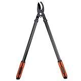 BLACK+DECKER Astschere - Schneidkapazität 38MM - 72CM Baumschere - Mit Antihaftbeschichtung auf den Klingen - Schwarz/Orange