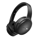 Bose QuietComfort SC Kabellose Kopfhörer mit Mikrofon und Noise-Cancelling, Bluetooth Over-Ear-Kopfhörer mit Noise-Cancelling, bis 24 Stunden Akkulaufzeit, mit Soft Case, Schwarz