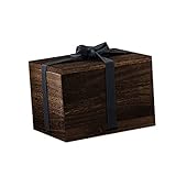 COLLBATH 1 Stück Paulownia Geschenkbox Aus Holz Geschenkbox Geschenkverpackung Vintage Holzbehälter Geschenk Aufbewahrungsbehälter Holz Aufbewahrungsbox Holz Geschenk Organizer