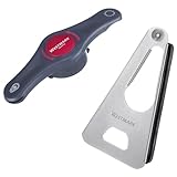 Westmark Set, 2tlg.: 1 Vielzwecköffner + 1 Multi-Öffner, Hochwertiger Kunststoff/Stahl/Gummi, Twist/Propeller, Silber/Anthrazit/Rot, 105022E6